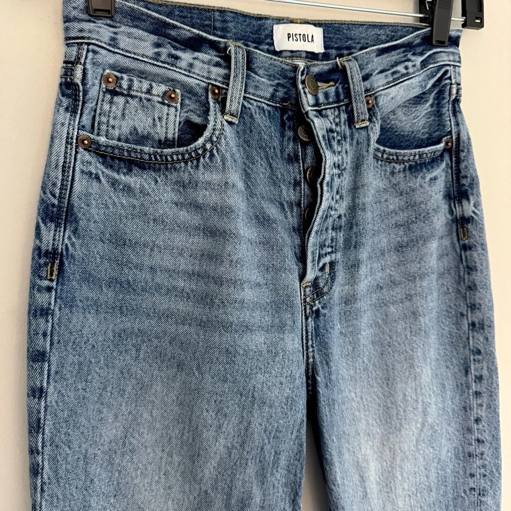 Pistola Cassie High Rise Straight Jeans